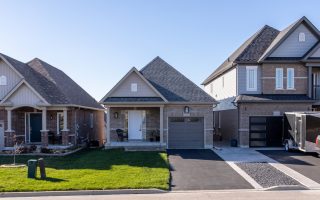 gray and white concrete house