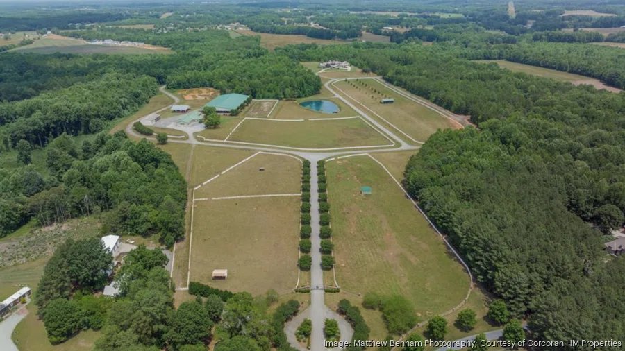lake norman luxury estate aerial view estate